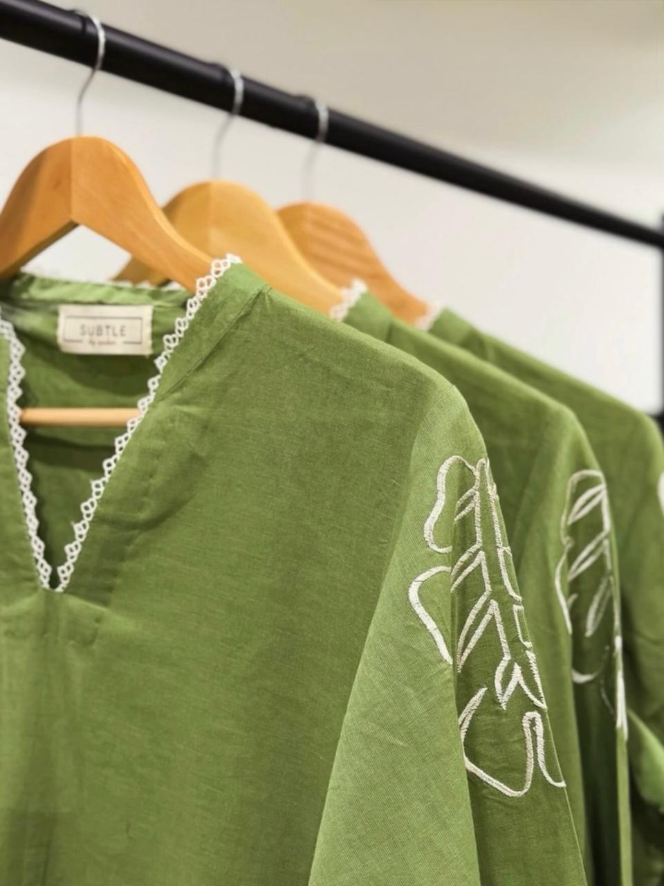 Green Linen Shirt