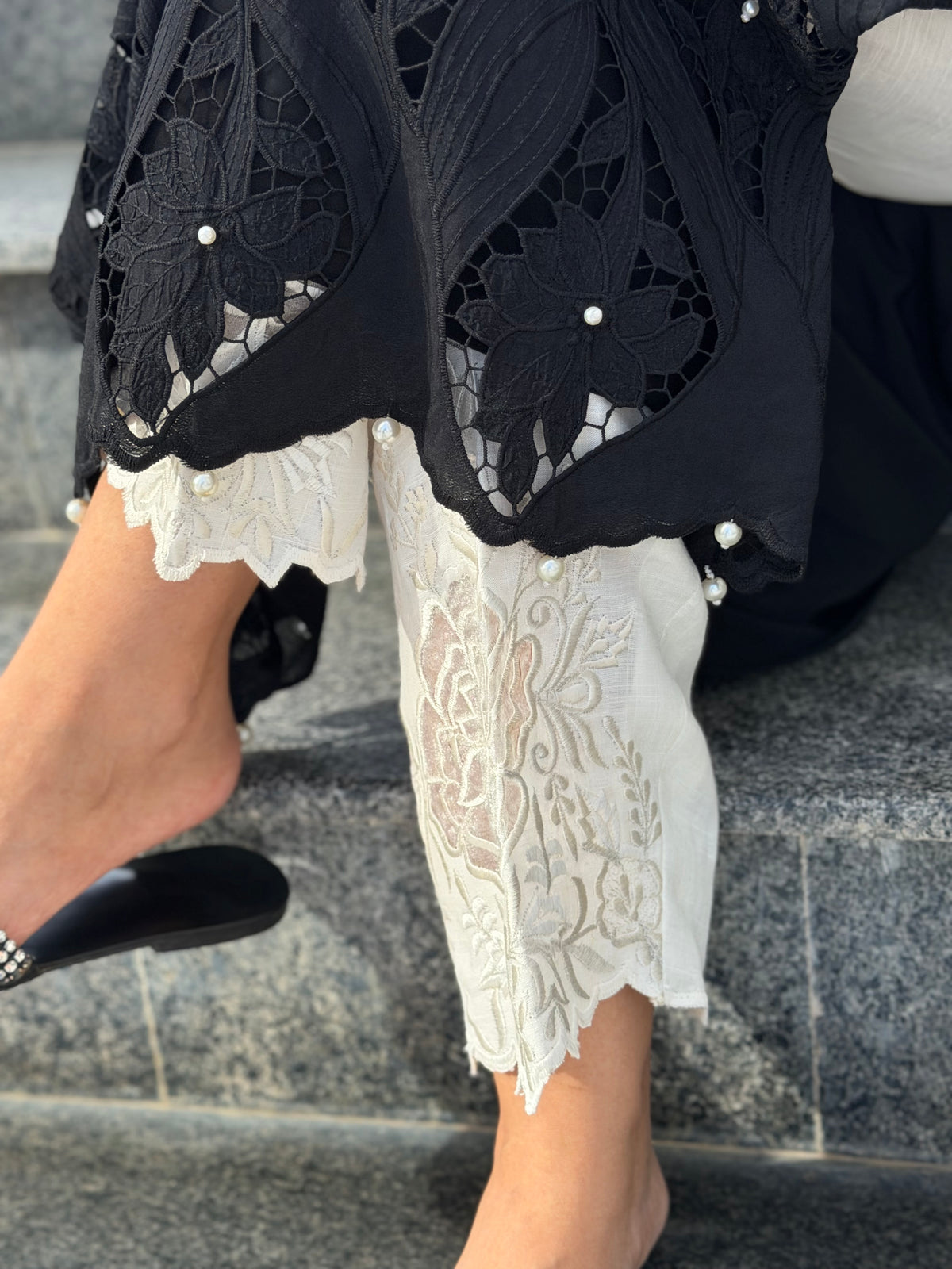The Ivory Bloom Pant