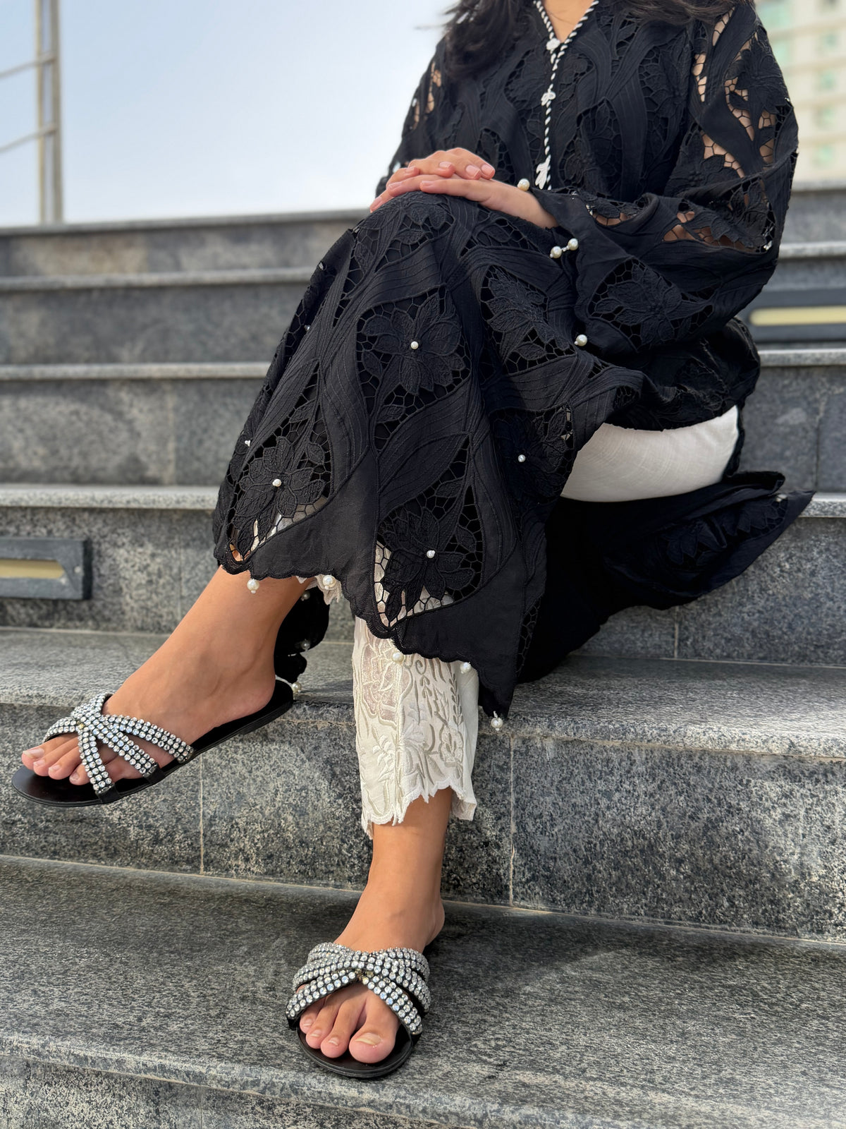 The Noir Cutwork Shirt